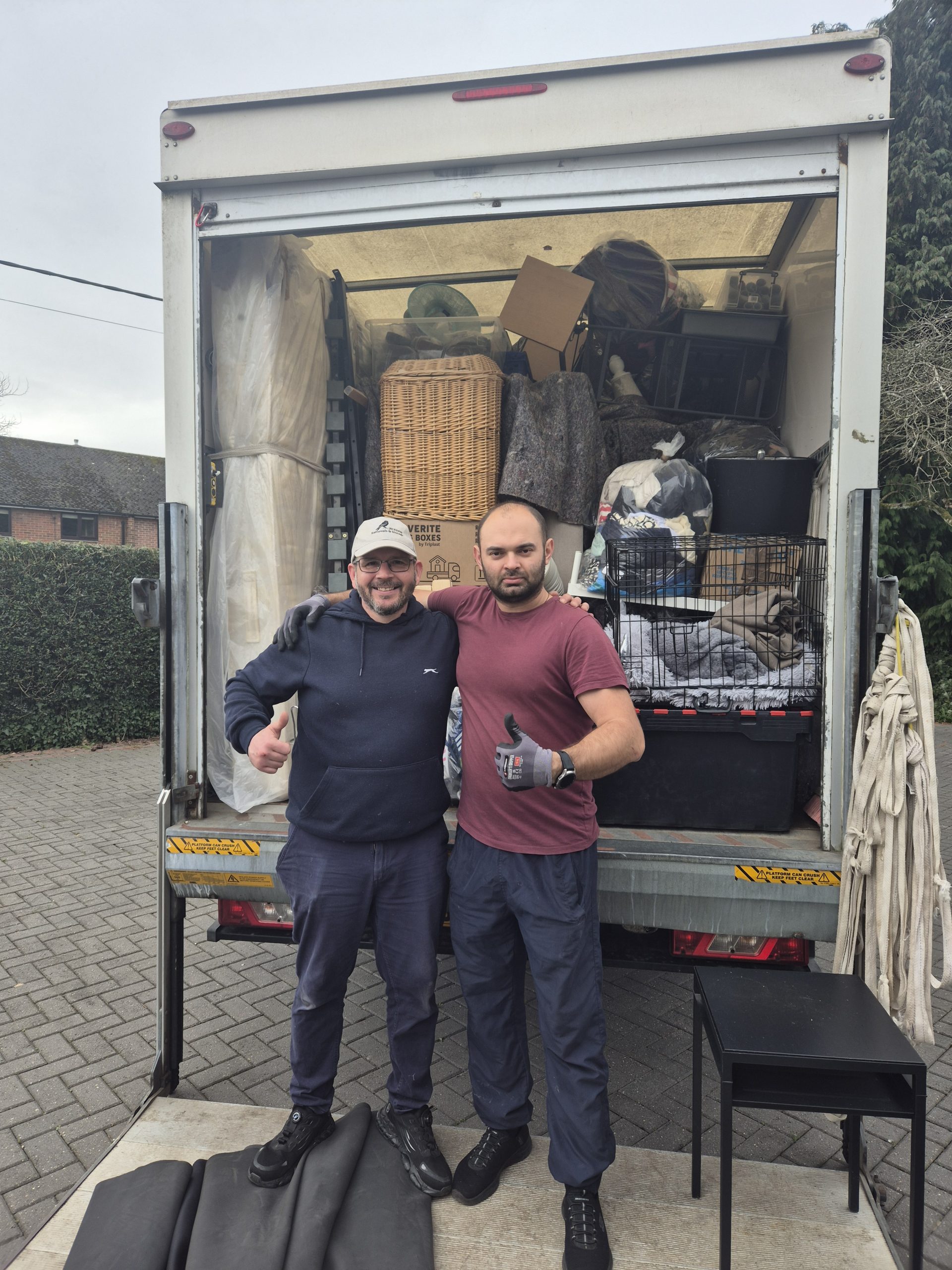 Jackdaw owner Ben King and Bogdon his colleague